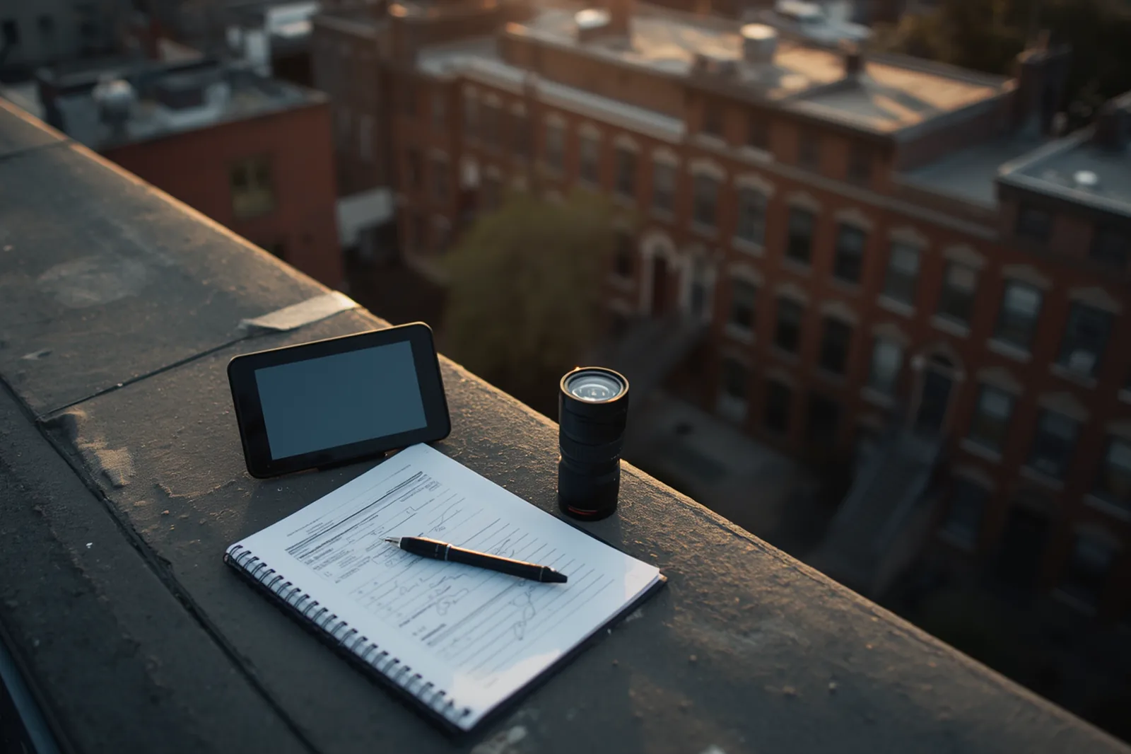 Chimney guides and inspection notes from the Crown Heights, Brooklyn crew