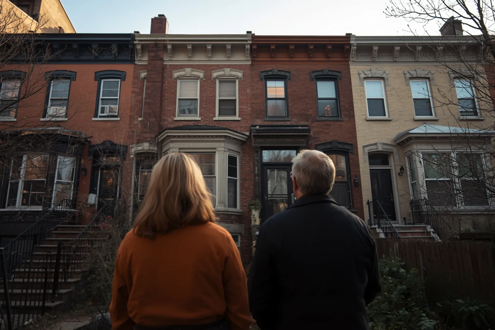 Technician explaining chimney issues to a homeowner in Crown Heights, Brooklyn